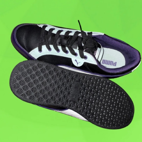 Puma Ladies Lo Trainers purple/mint green/black - Picture 2 of 3